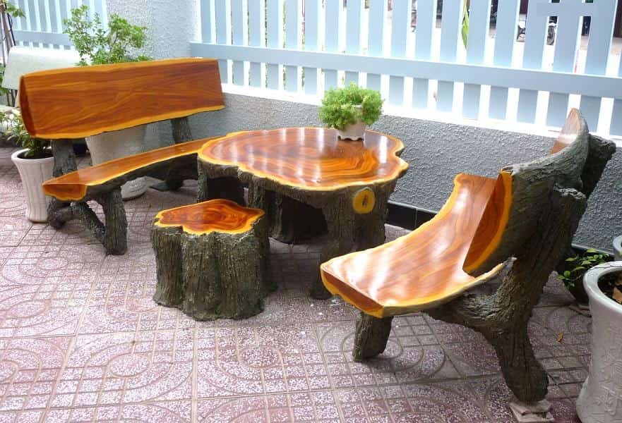 Bàn ghế giả gỗ Đà Nẵng