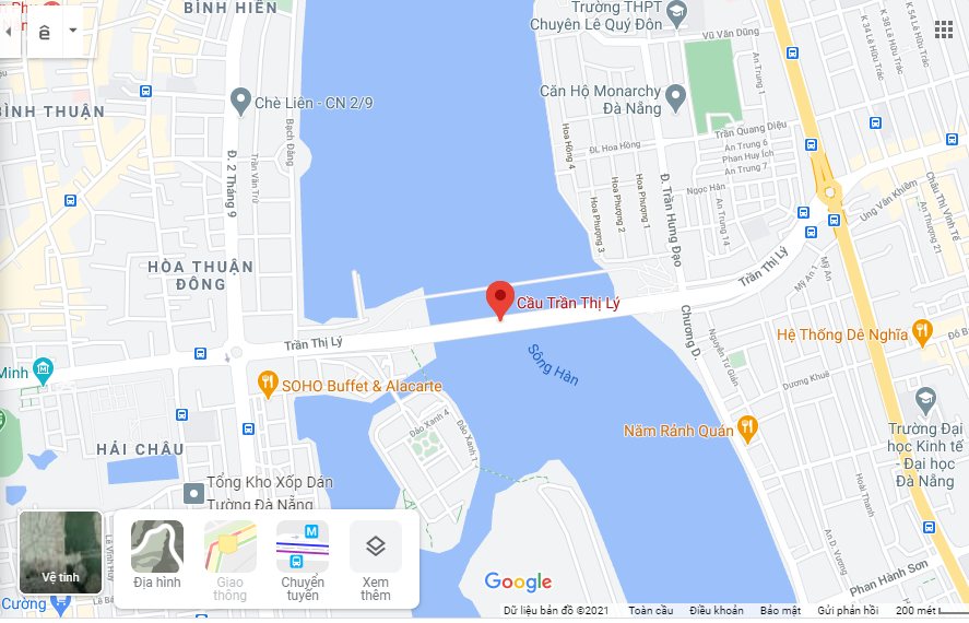 Map Cầu Trần Thị Lý