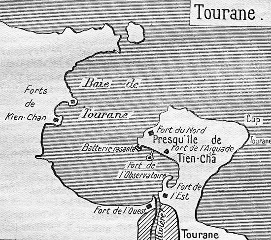 Bản đồ Tourane