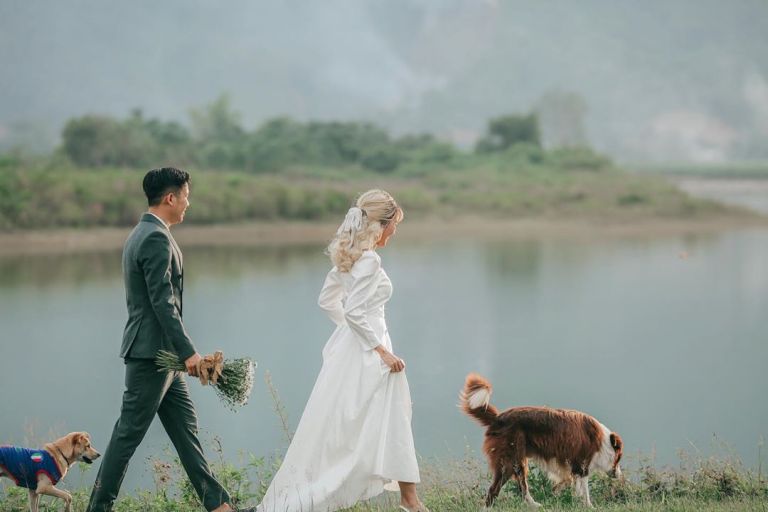 Chụp ảnh cưới tại Yên Retreat